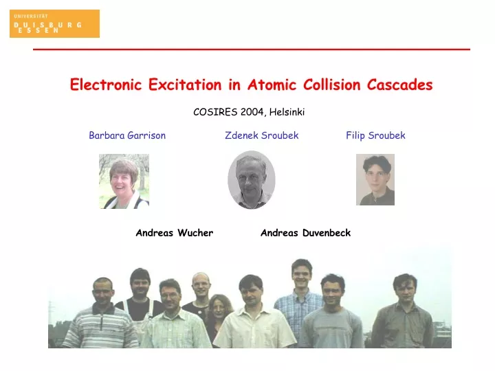 electronic excitation in atomic collision cascades