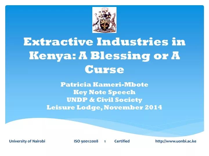 extractive industries in kenya a blessing or a curse