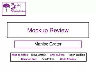Mockup Review