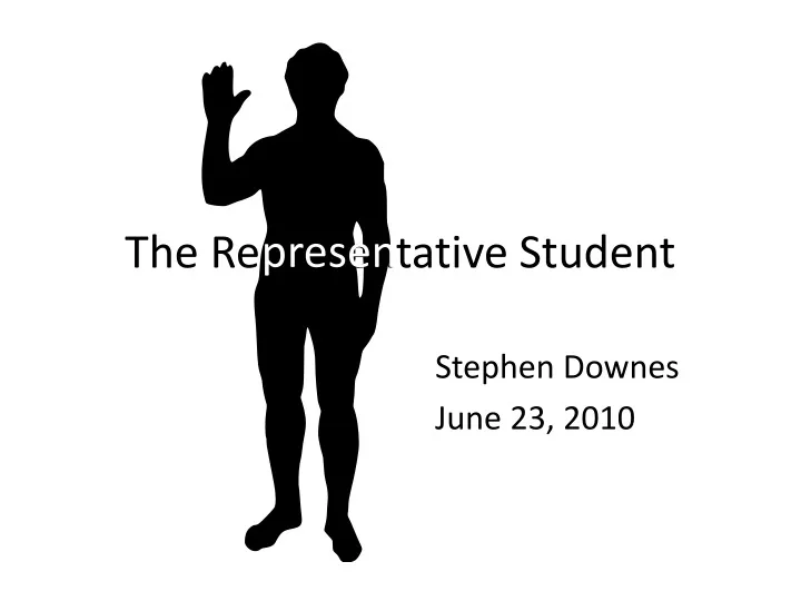 the representative student