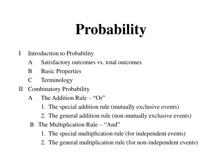 probability