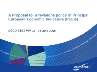 A Proposal for a revisions policy of Principal European Economic Indicators (PEEIs)