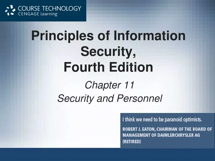 principles of information security fourth edition