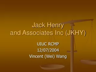 Jack Henry  and Associates Inc (JKHY)
