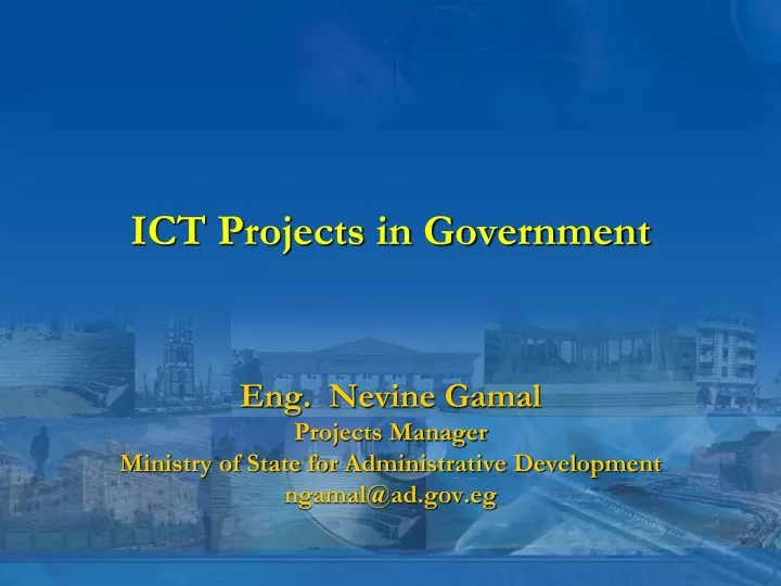 ict projects in government
