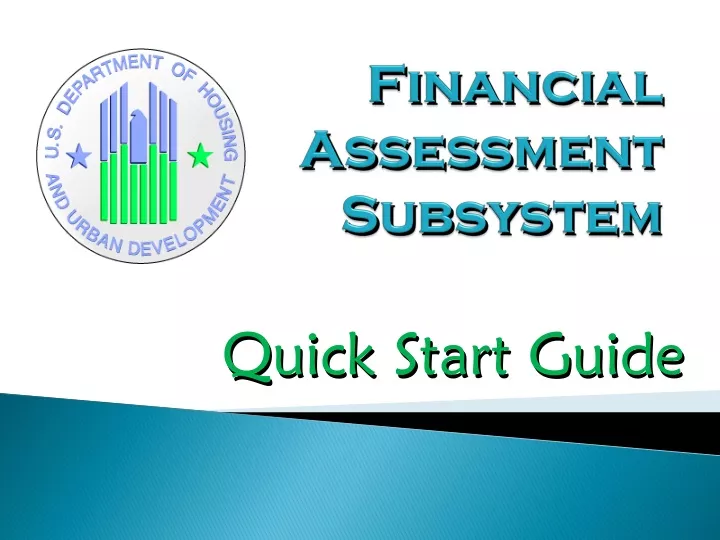 financial assessment subsystem