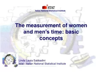 The  measurement of women and men’s time :  basic concepts