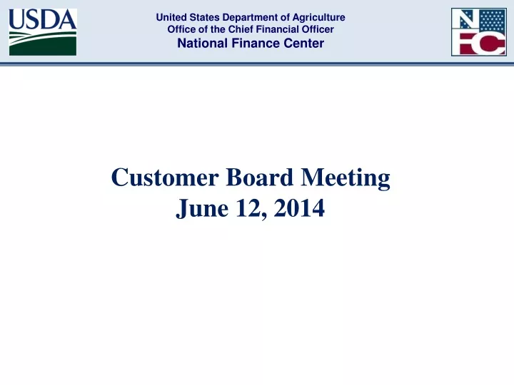 customer board meeting june 12 2014