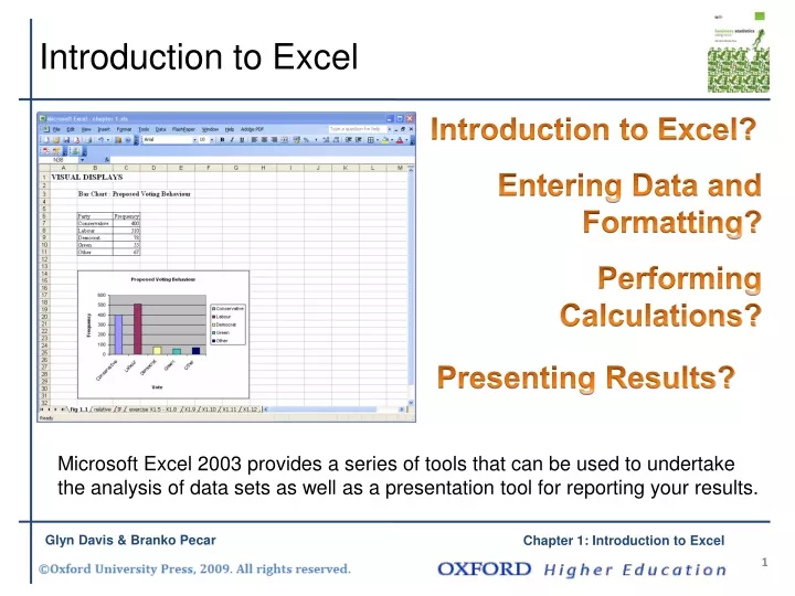 introduction to excel