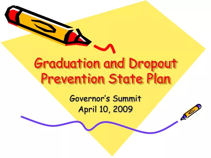 graduation and dropout prevention state plan