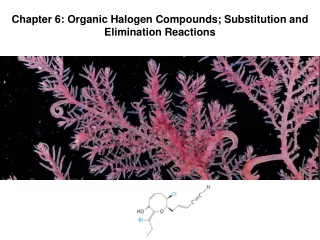 Chapter 6: Organic Halogen Compounds; Substitution and Elimination Reactions