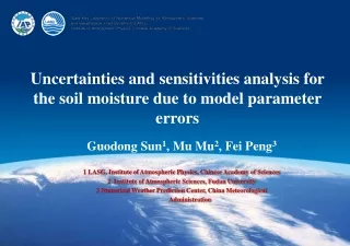 Uncertainties and sensitivities analysis for the soil moisture due to model parameter errors