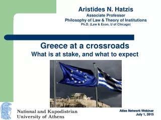 Greece at a crossroads What is at stake, and what to expect