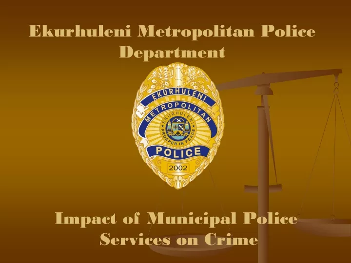 ekurhuleni metropolitan police department