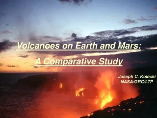 Volcanoes on Earth and Mars: A Comparative Study