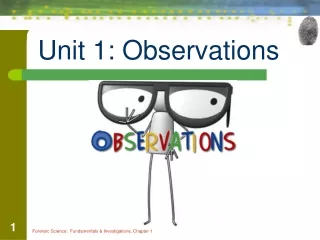 Unit 1: Observations