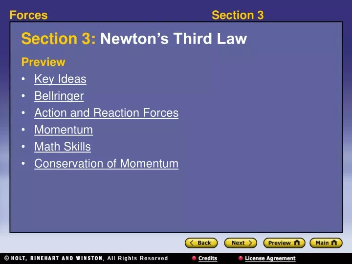 section 3 newton s third law