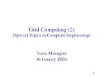 Grid  Computing (2) (Special Topics in Computer Engineering) - slide 1