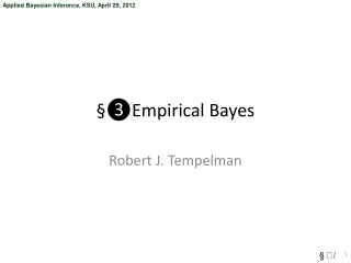 §❸Empirical Bayes