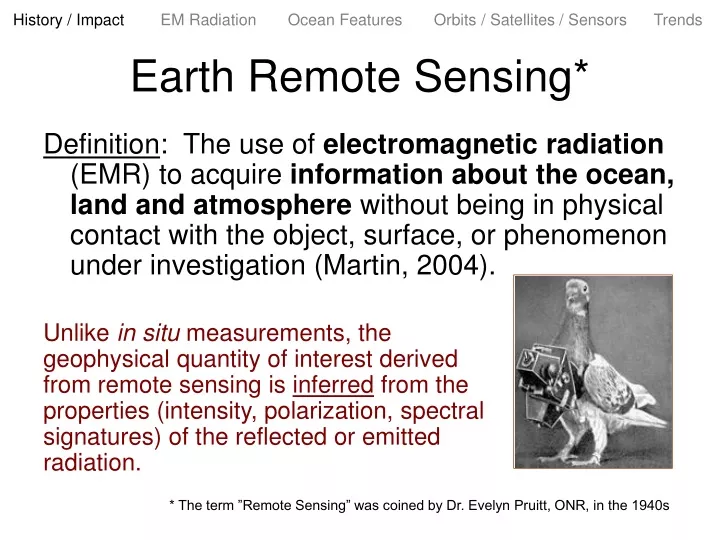 earth remote sensing