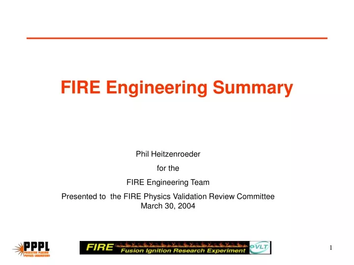 fire engineering summary