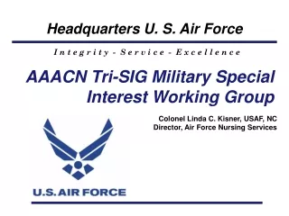 AAACN Tri-SIG Military Special Interest Working Group