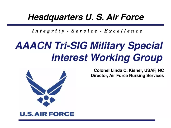 aaacn tri sig military special interest working group