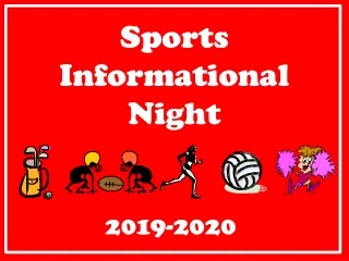 Sports Informational Night