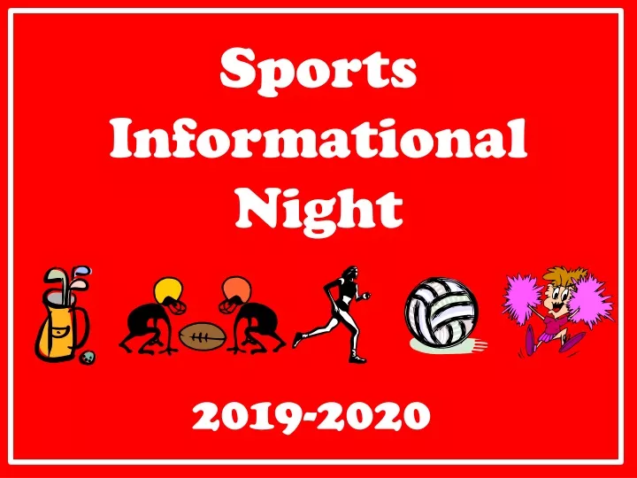 sports informational night