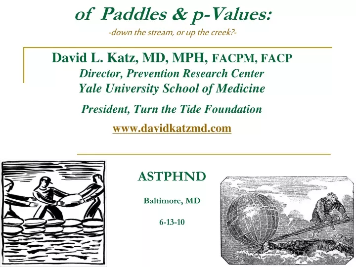of paddles p values down the stream