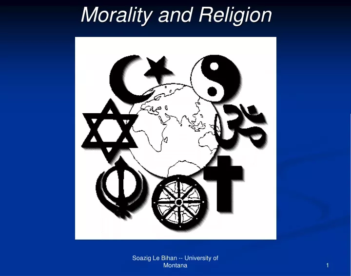 morality and religion