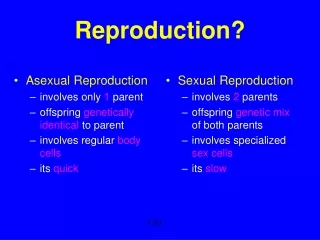 Reproduction?