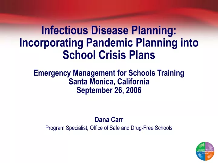 dana carr program specialist office of safe and drug free schools