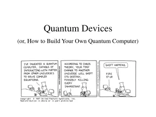 Quantum Devices