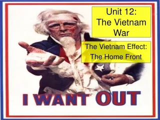 Unit 12:  The Vietnam War
