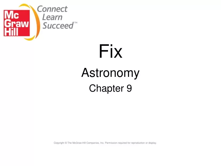fix astronomy chapter 9