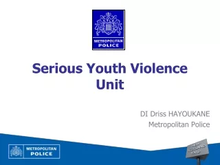 Serious Youth Violence Unit