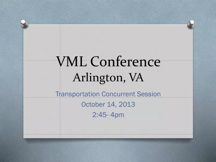 vml conference arlington va