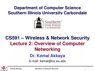 Department of Computer Science Southern Illinois University Carbondale