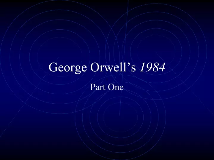 george orwell s 1984