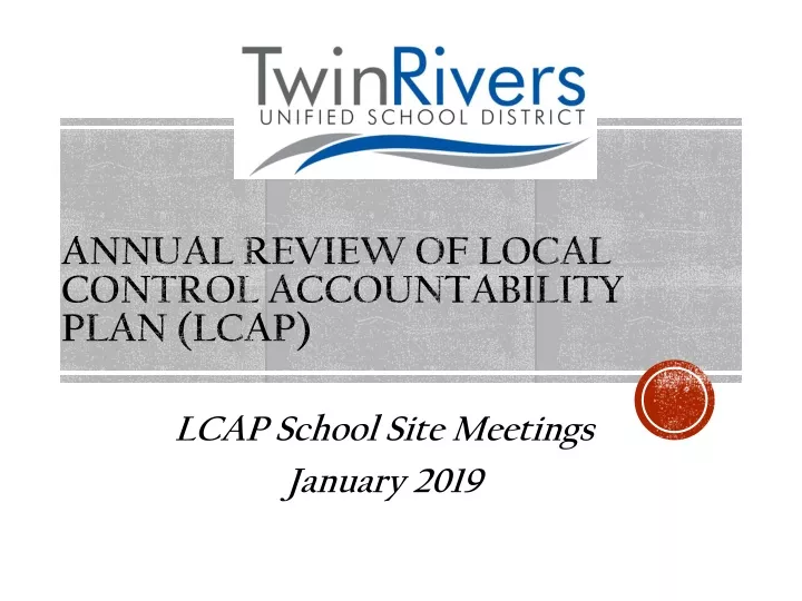 annual review of local control accountability plan lcap