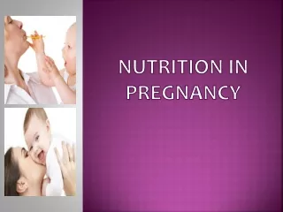 nutrition in pregnancy