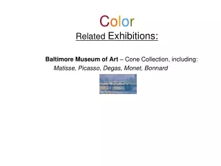 C o l o r Related  Exhibitions: