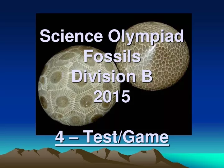 science olympiad fossils division b 2015 4 test game