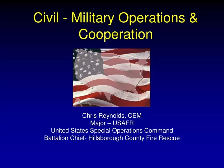civil military operations cooperation