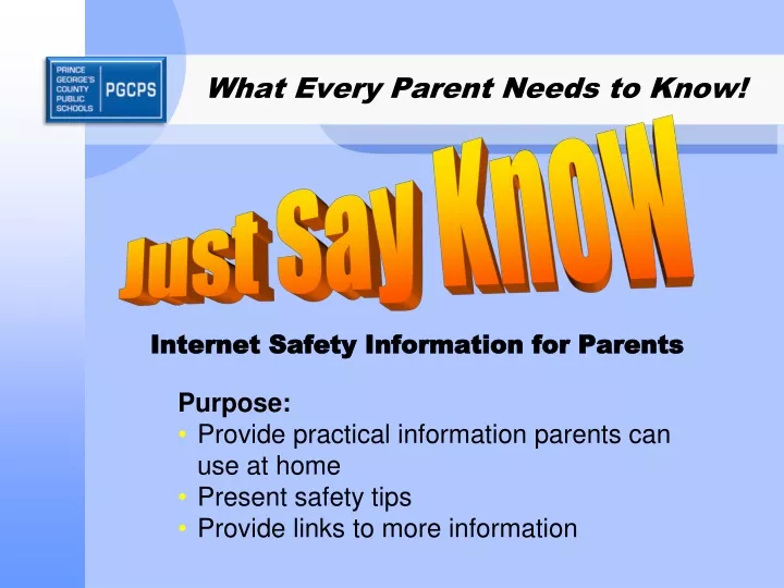 what every parent needs to know