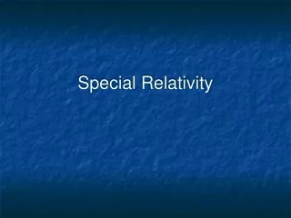 Special Relativity