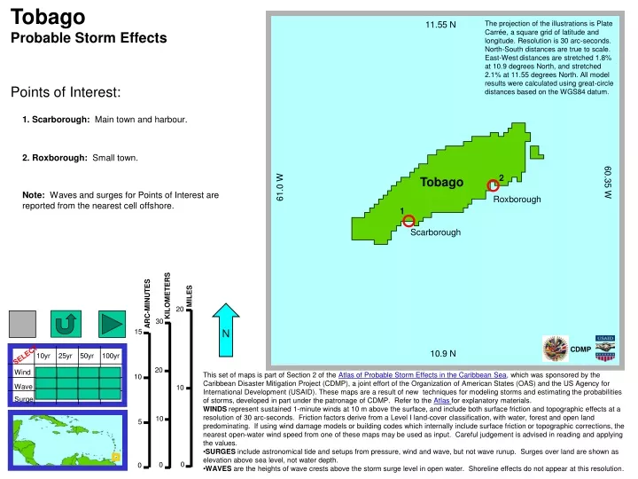 tobago probable storm effects