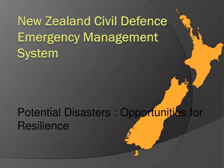 new zealand civil defence emergency management system