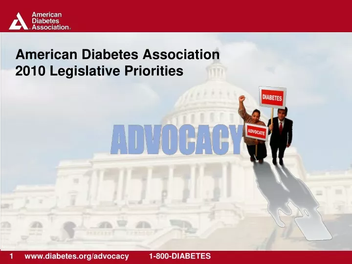american diabetes association 2010 legislative priorities